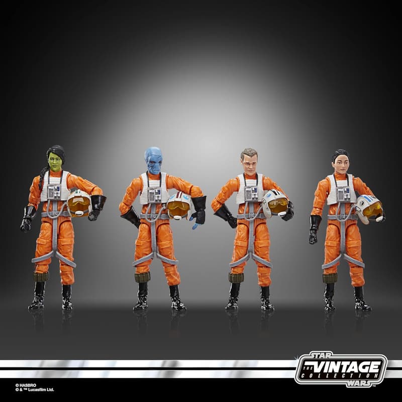 Star Wars Vintage Collection X-Wing Pilot Action Figures 4-Pack
