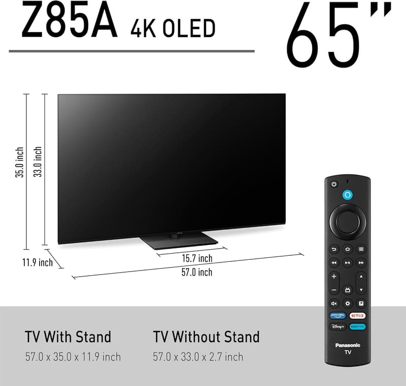 65-inch OLED 4K Smart Fire TV with Dolby Vision and HDR10+