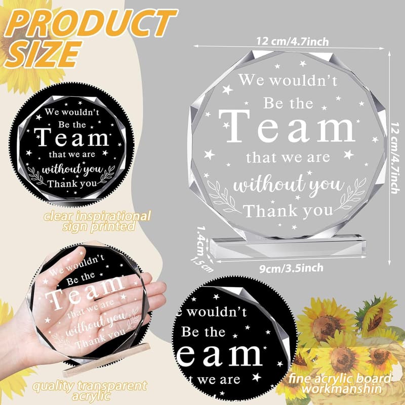 Boss's Day Acrylic Desk Plaque - Appreciation Gift for Women