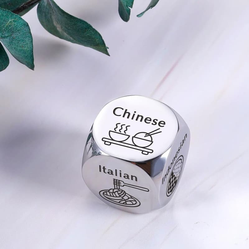 Funny Food Dice - Unique Gift for Couples & Game Lovers