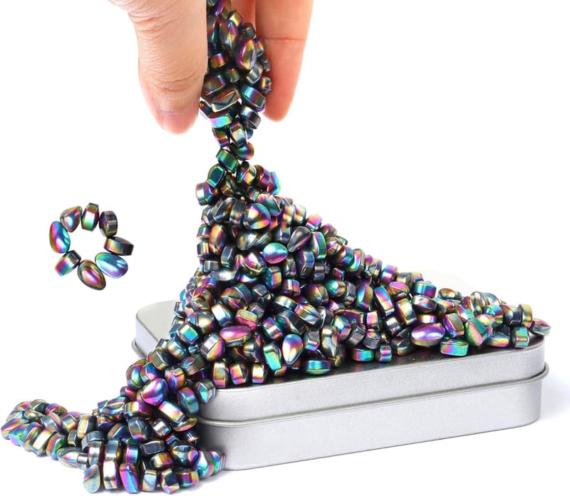 Colorful Magnetic Ferrite Putty Fidget Stones for Adults