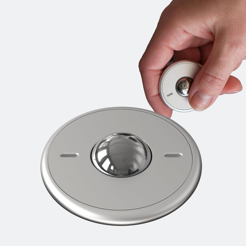 Handheld Fidget Toy for Adults - Stress Relief, Portable Grey