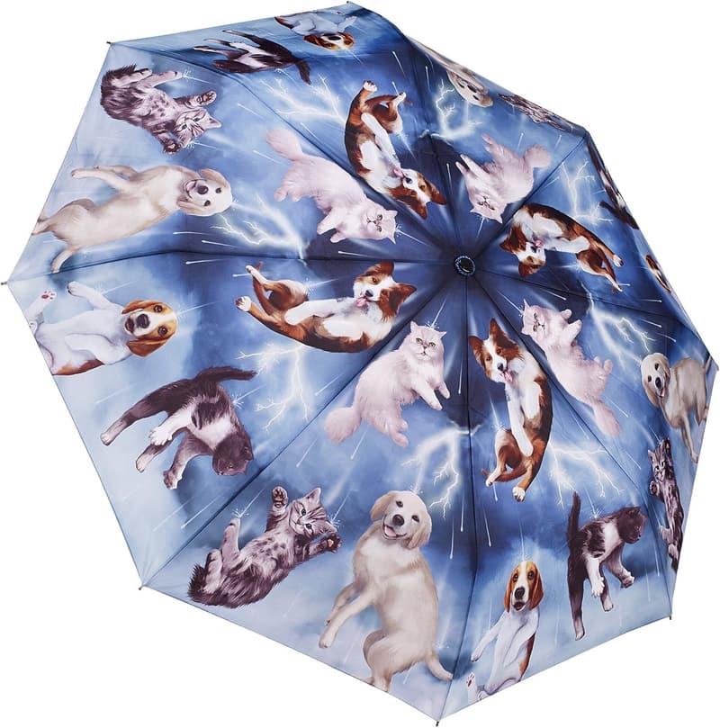 Folding Umbrella with Artistic Prints