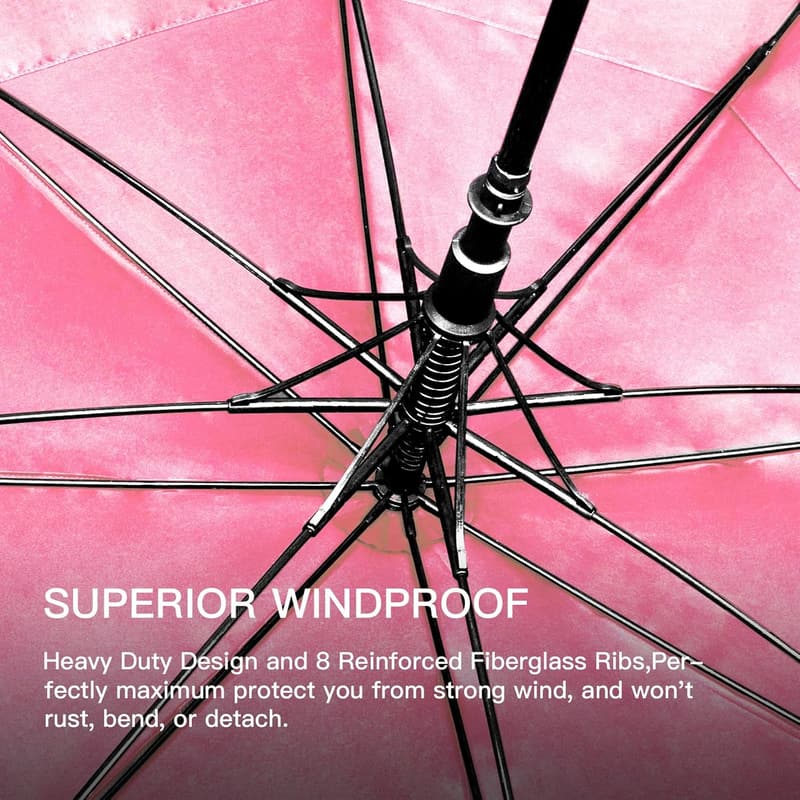 Extra Large Auto Open Golf Umbrella - Windproof & Waterproof