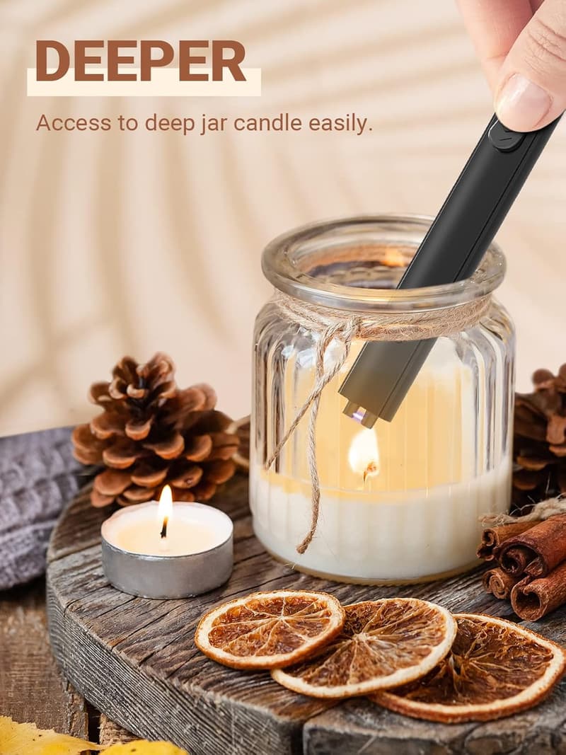 USB Rechargeable Candle Lighter - Electric Graduation Gift for All