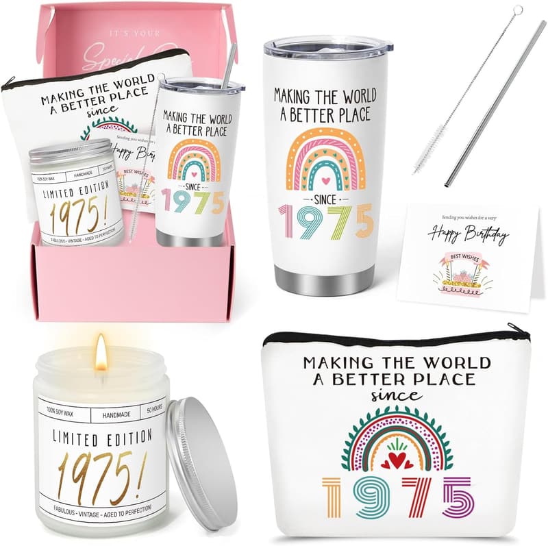 Funny 50th Birthday Gift Basket for Women