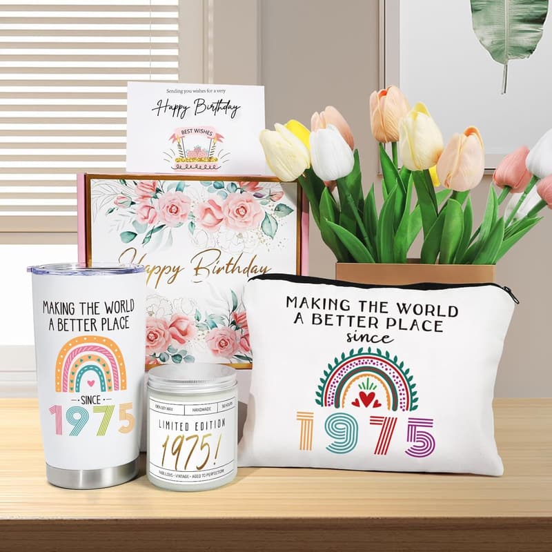 Funny 50th Birthday Gift Basket for Women
