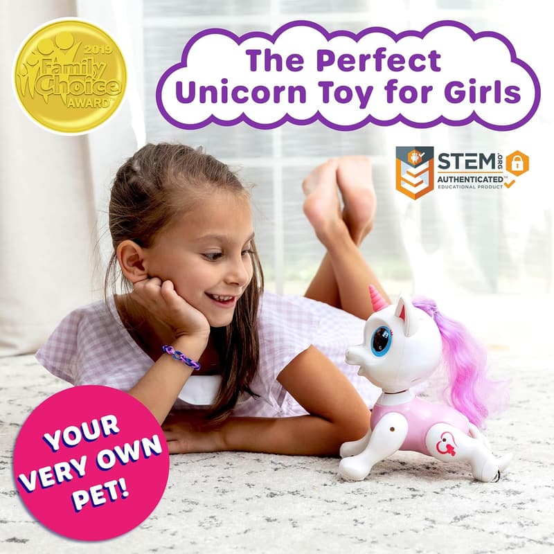 Interactive Remote Control Unicorn Robot Toy for Kids