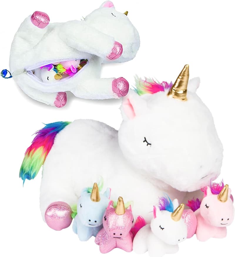Unicorn Stuffed Animals Set for Girls - Magical Plush Toys