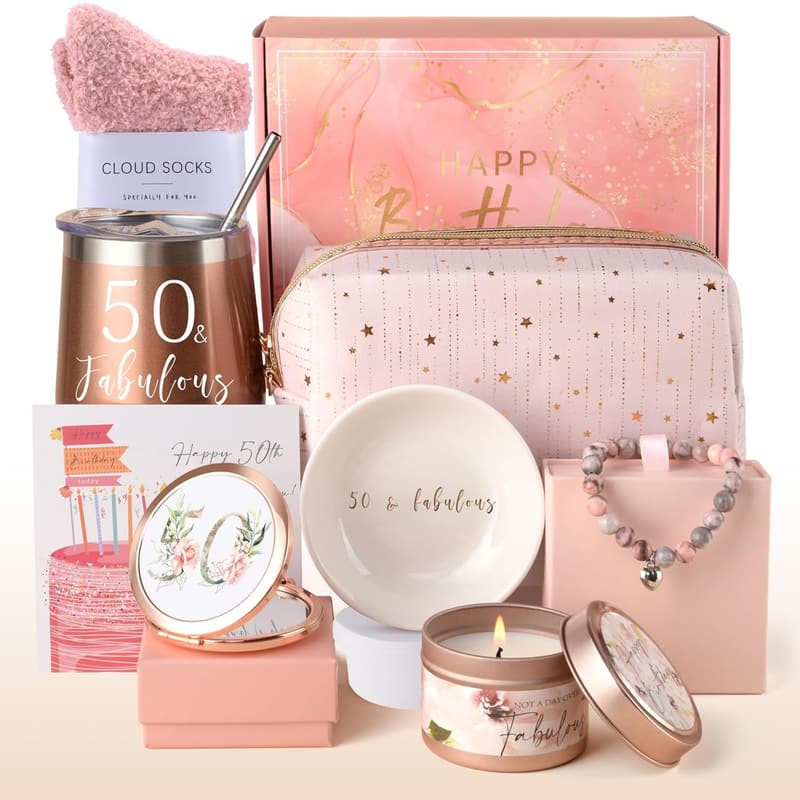 50th Birthday Gift for Women - Thoughtful Presents