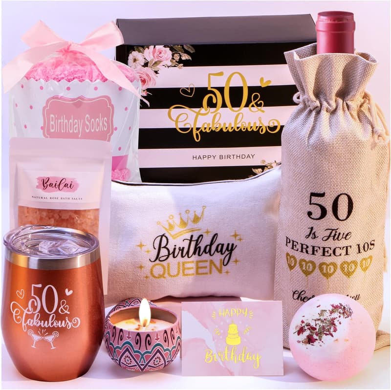 Fabulous 50th Birthday Gifts for Women - Fun Ideas & Presents