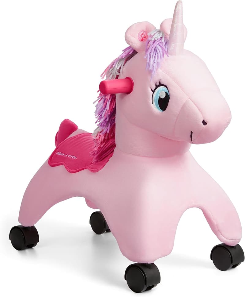 Magical Unicorn Ride-On Toy with Lights & Sounds for Toddlers