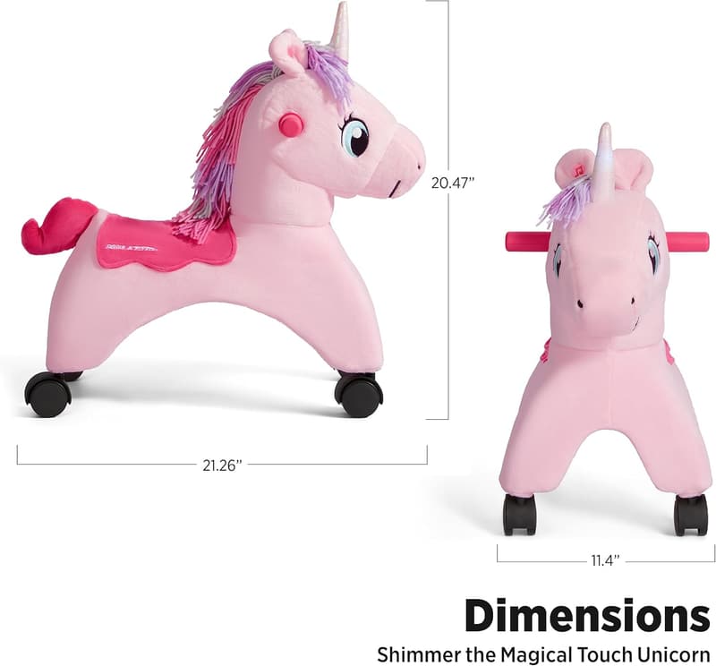 Magical Unicorn Ride-On Toy with Lights & Sounds for Toddlers