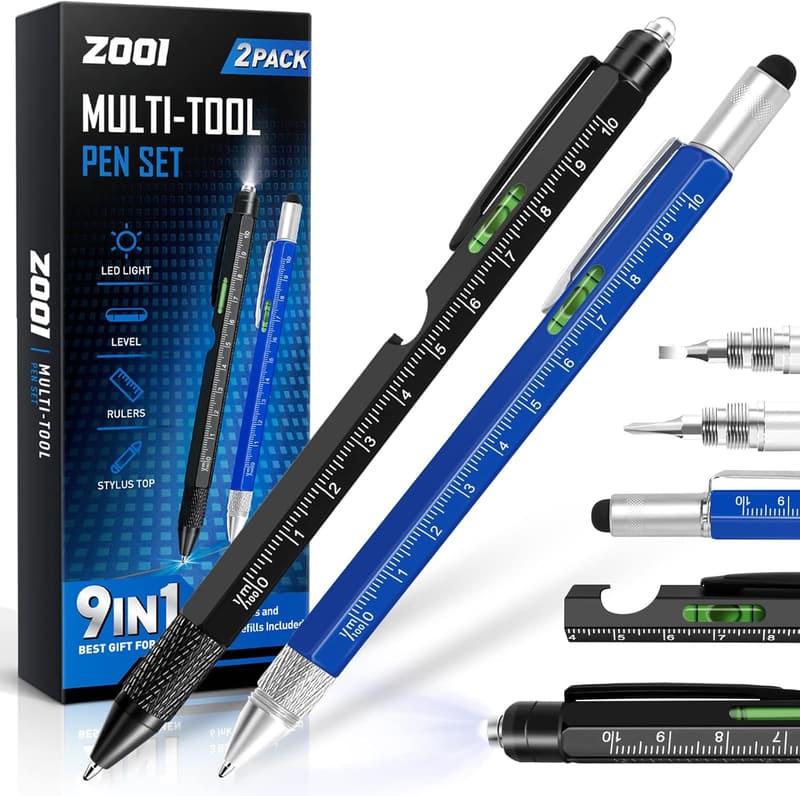 Father's Day Multitool Pen Gift for Dad and Grandpa