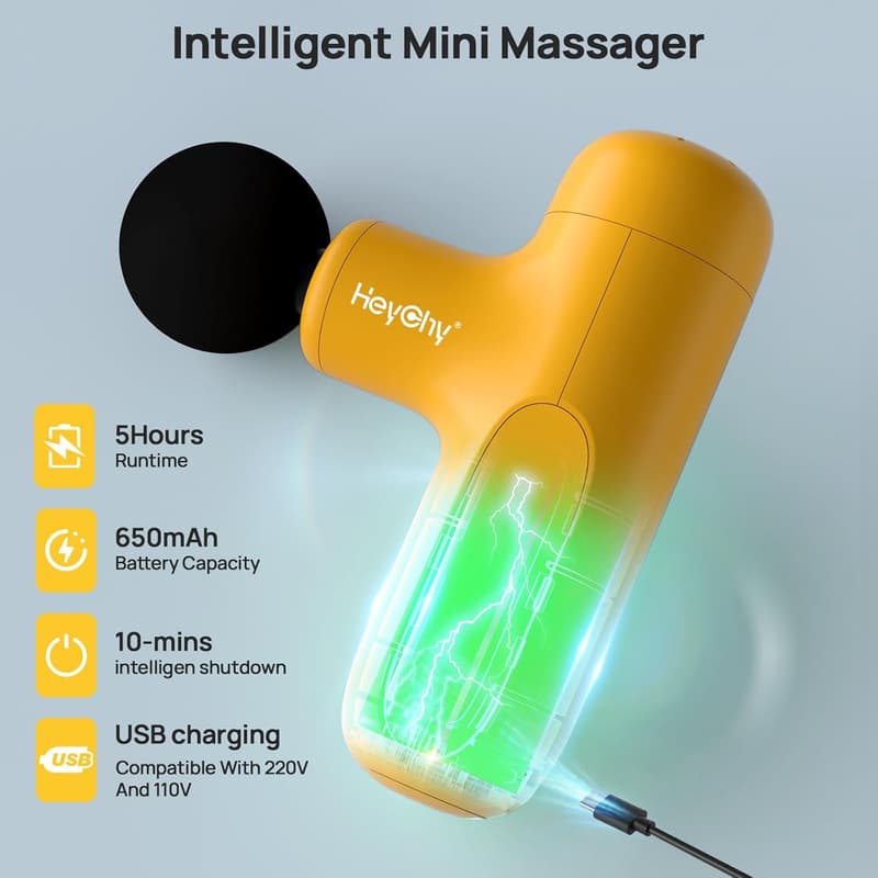 Mother's Day Compact Travel Massage Gun - 5-Speed Relief Device
