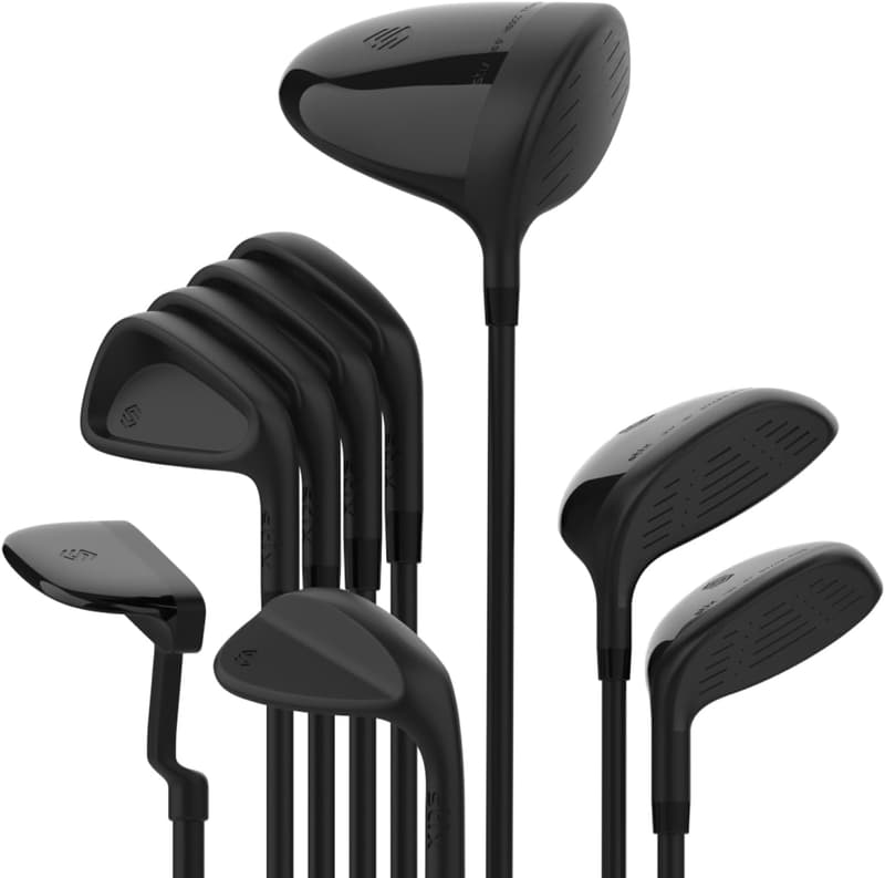 Unisex Stix Golf Club Set - 9 Graphite Shaft Clubs, Modern Design