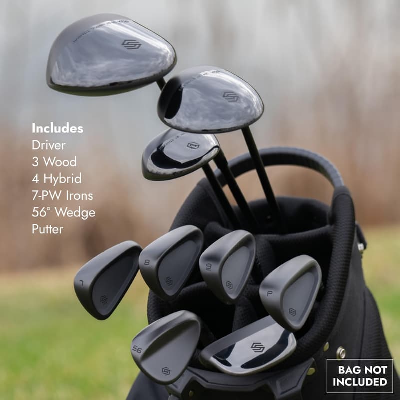 Unisex Stix Golf Club Set - 9 Graphite Shaft Clubs, Modern Design