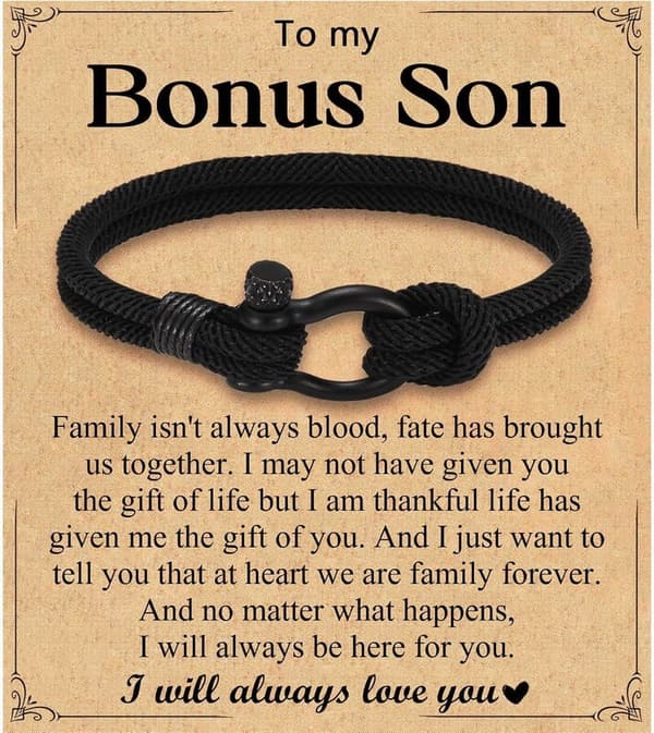 Men's Bracelet Gift for Teen Boys - Valentine's, Graduation, Christmas