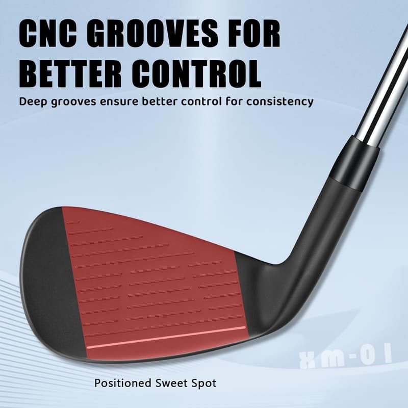 Premium Golf Irons Set for Men - Steel Shaft, Right-Handed
