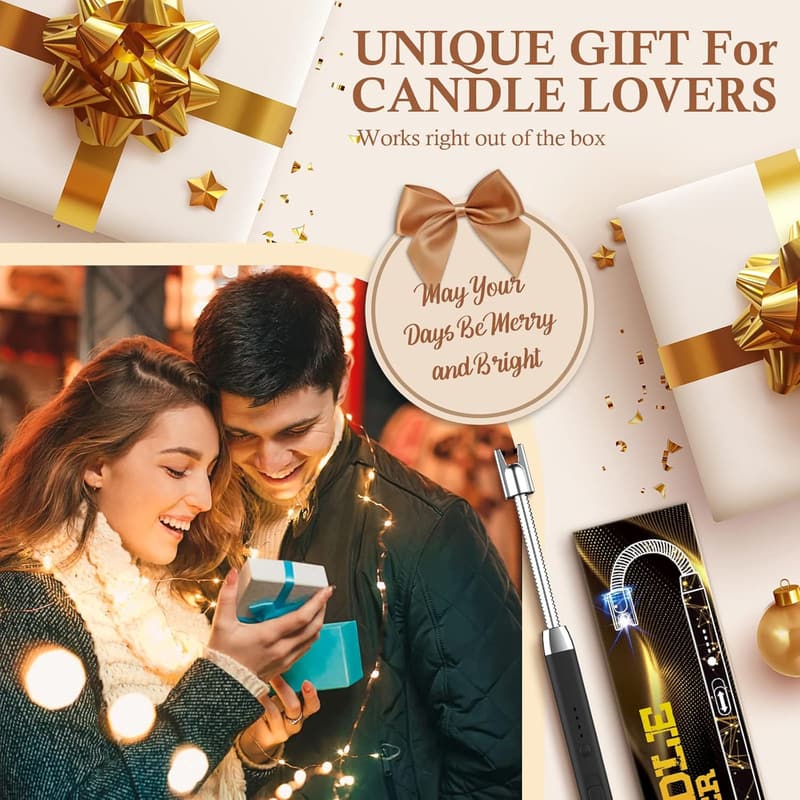 Rechargeable Flameless Electric Candle Lighter for Women