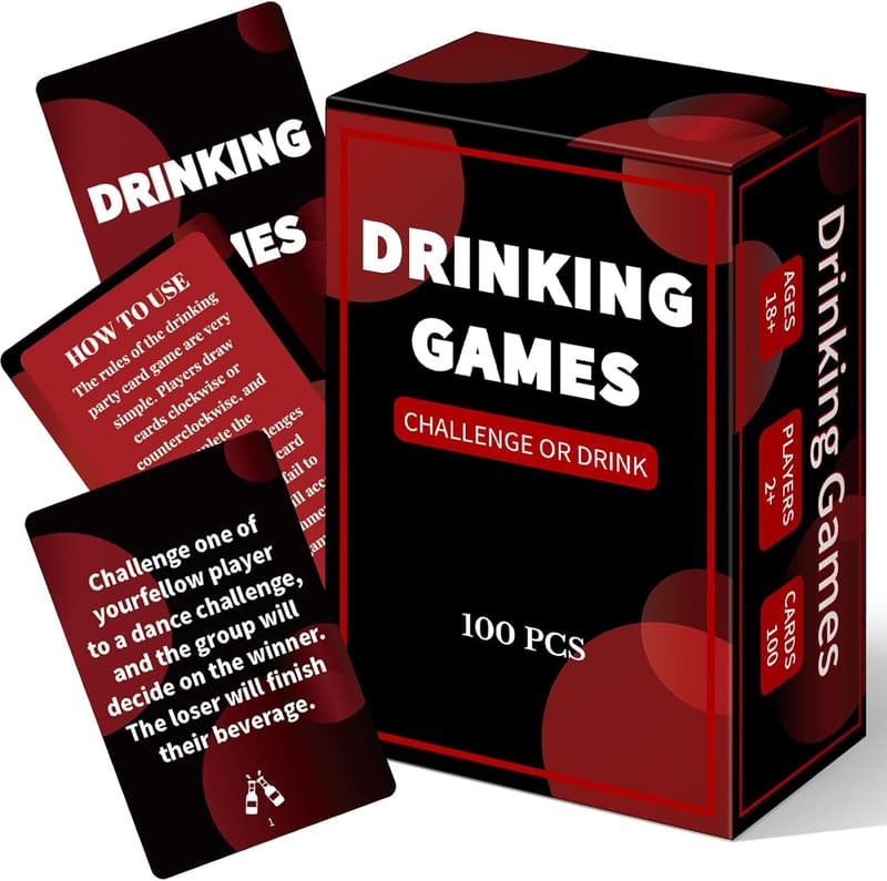 Bachelorette Party Drinking Game Cards for Adults