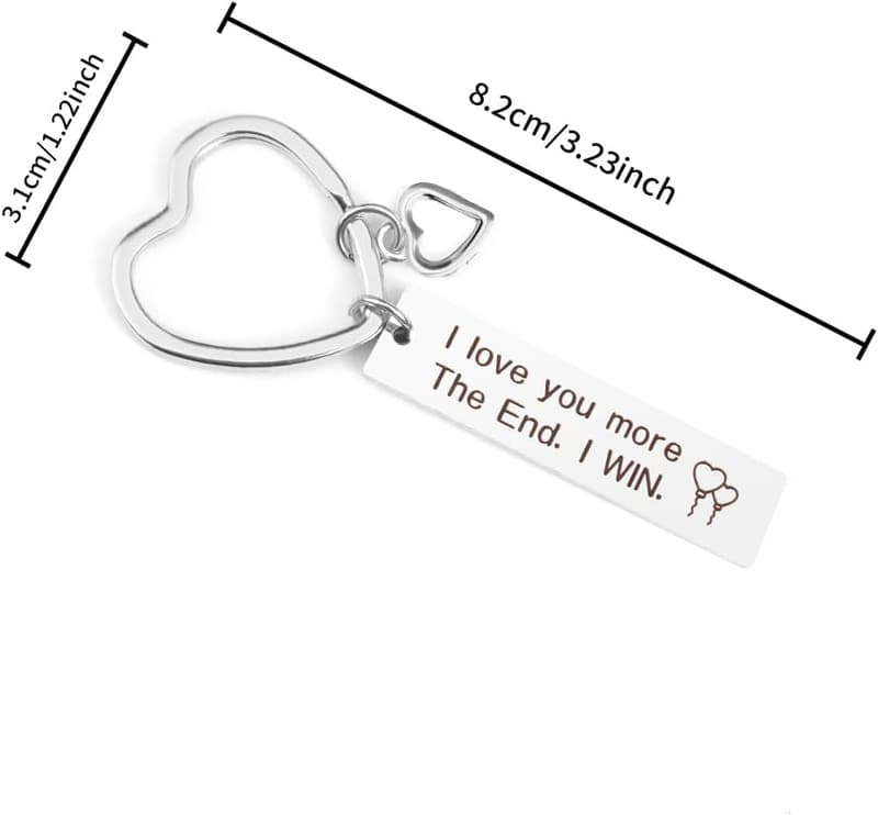 Valentine's Day Keychain for Couples - 