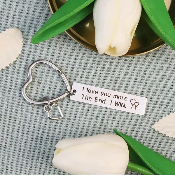 Valentine's Day Keychain for Couples - 
