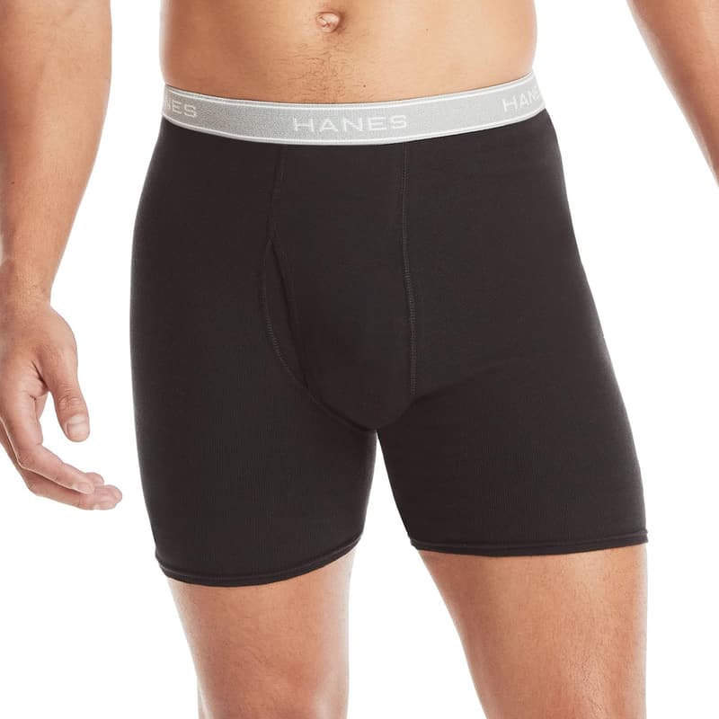Men's Cool Dri Cotton Boxer Briefs - Moisture-Wicking Multi-Pack