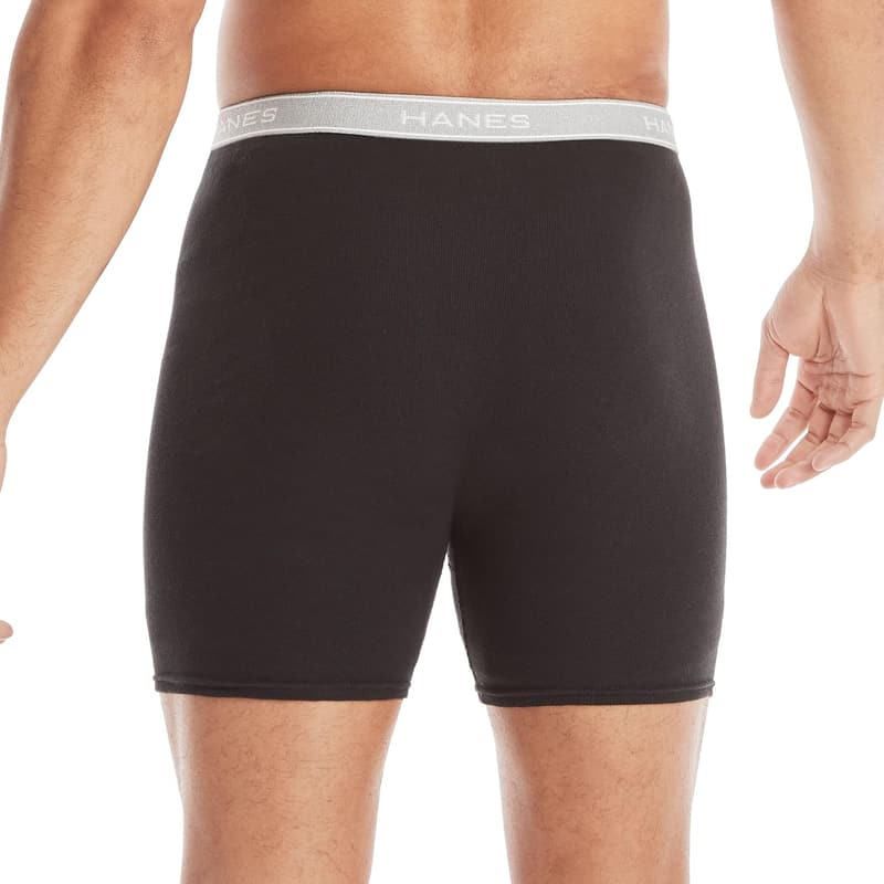 Men's Cool Dri Cotton Boxer Briefs - Moisture-Wicking Multi-Pack