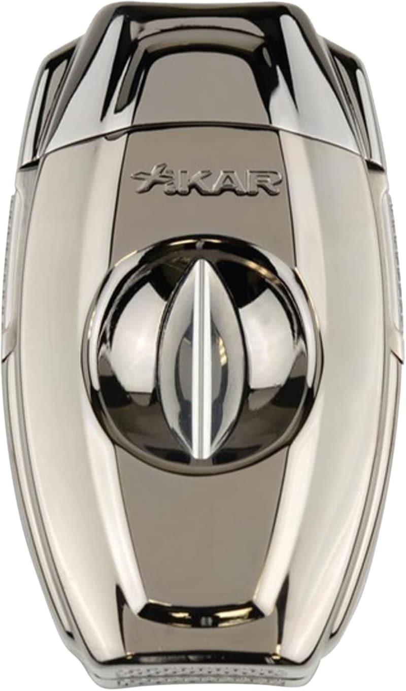 Gunmetal VX2 V-Cut Cigar Cutter for Aficionados