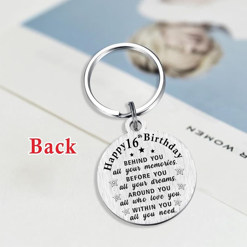 16th Birthday Keychain for Boys & Girls, Born in 2007