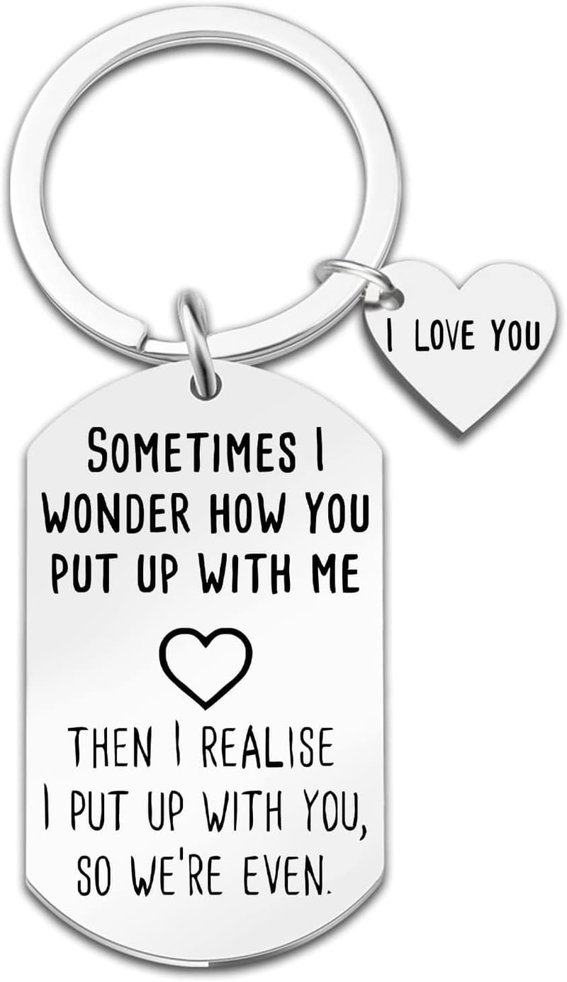 Drive Safe Keychain - Valentine's Day Gift for Couples