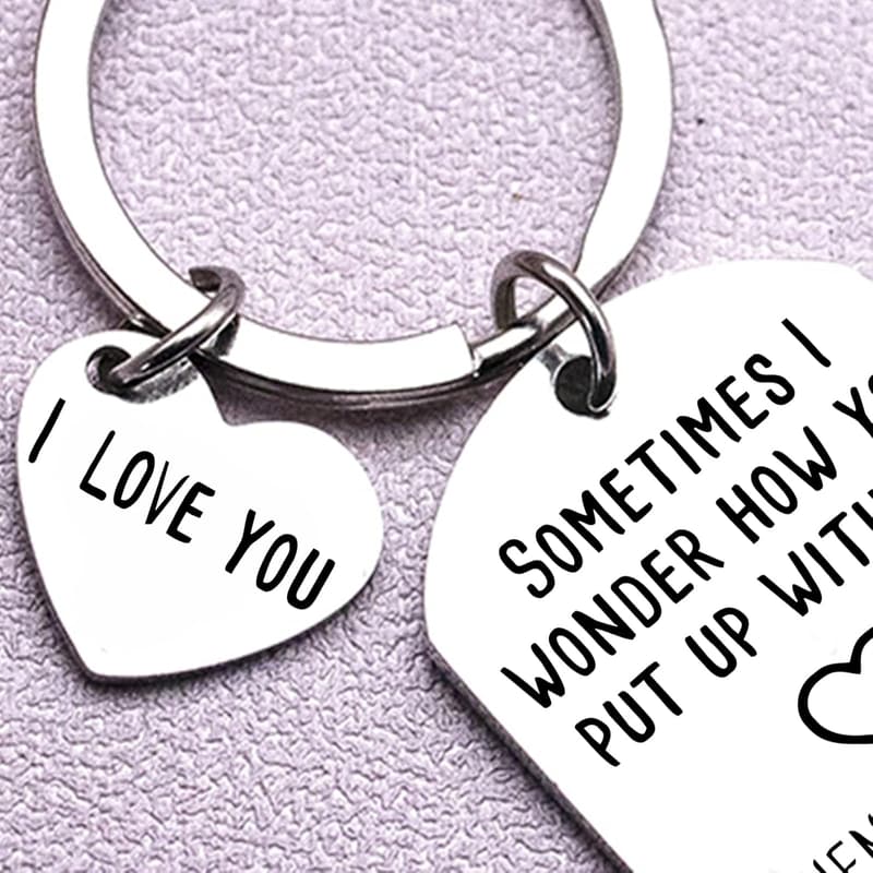 Drive Safe Keychain - Valentine's Day Gift for Couples
