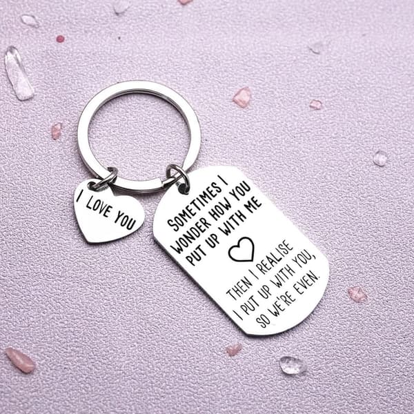 Drive Safe Keychain - Valentine's Day Gift for Couples