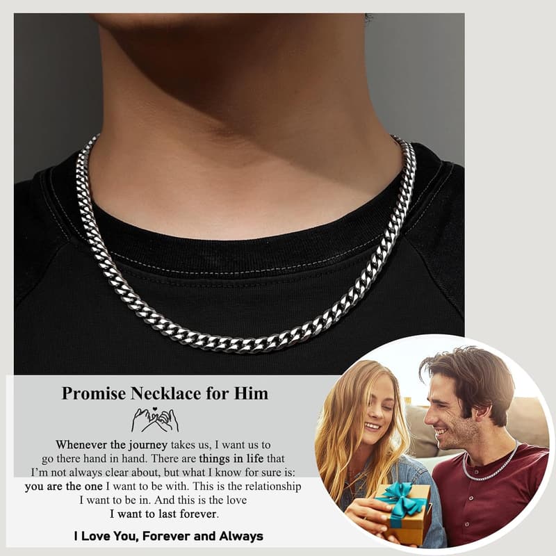 Stainless Steel Cuban Link Chain 20