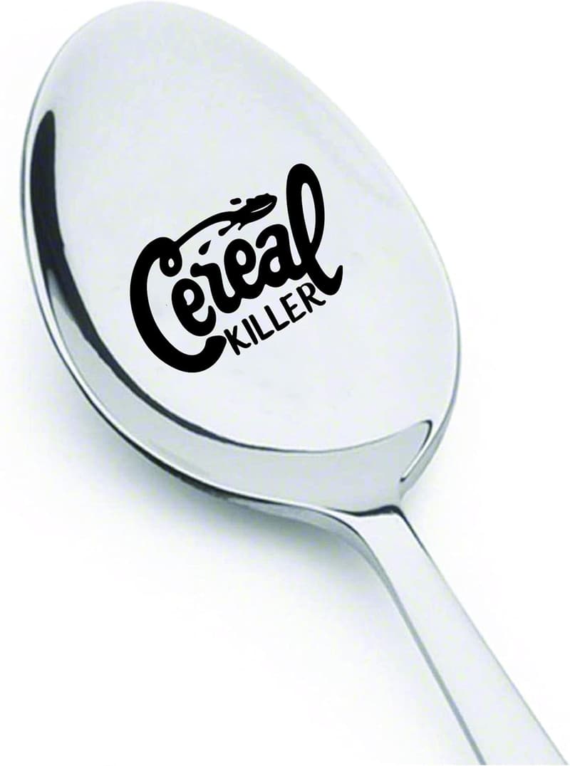 Personalized Cereal Lover Spoon | Funny Christmas Gift for Teens