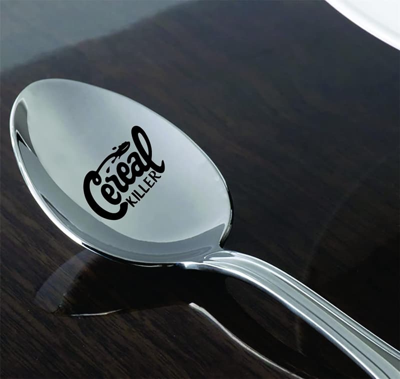 Personalized Cereal Lover Spoon | Funny Christmas Gift for Teens