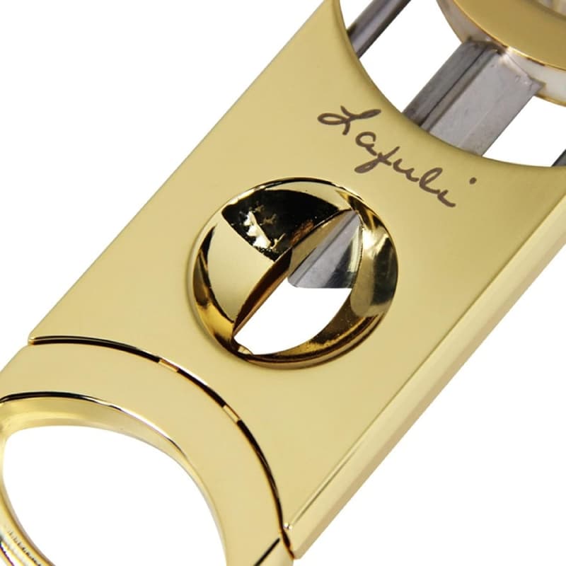 Stainless Steel V-Cut Cigar Cutter in Silver