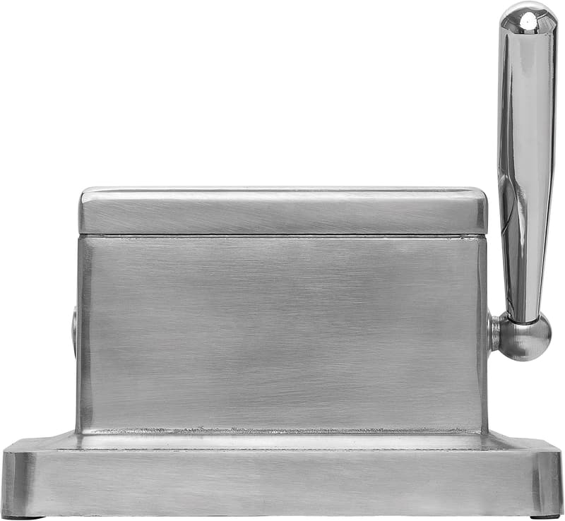 Cigar Cutter Set with Brushed Finish for 52-60 Ring Gauge