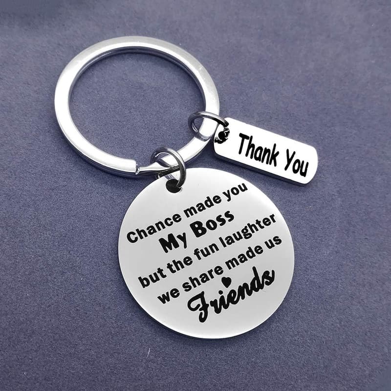 Retirement Keychain Gift for Boss or Mentor 