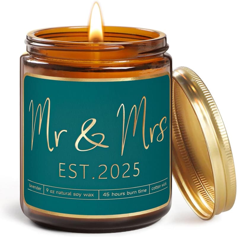 2024 Wedding Gifts for Couples - Unique Candle Set