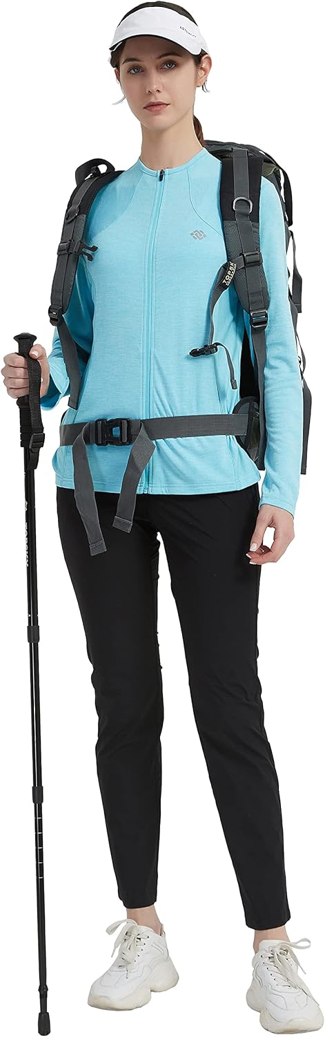 Lightweight Women's Hiking Jacket with UPF 50+ Protection
