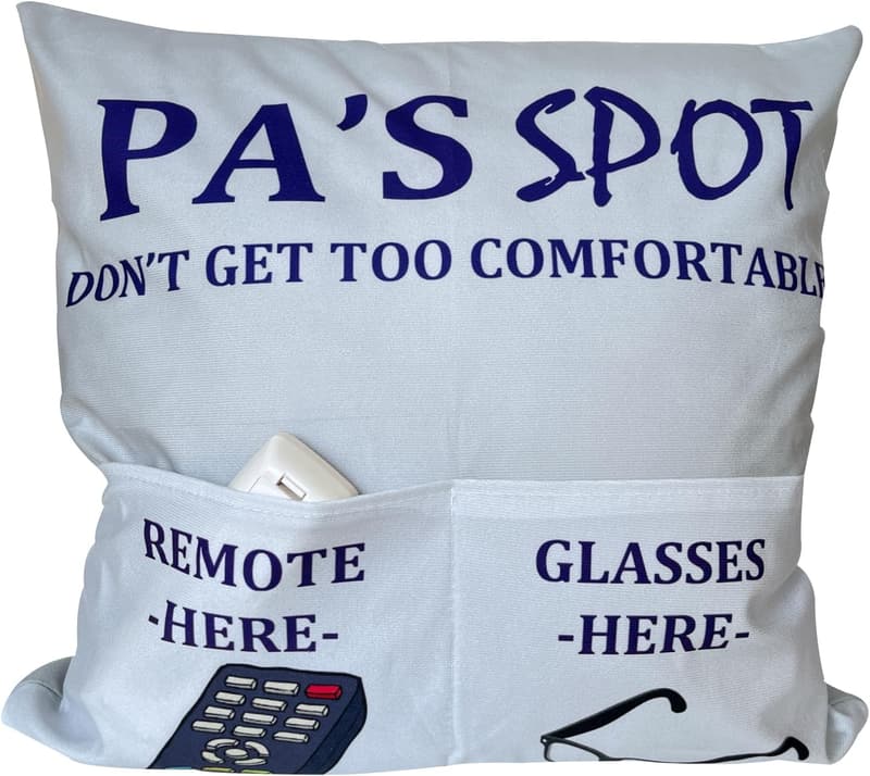 Father's Day Pillow Covers - 2-Sided, 18x18 Inch