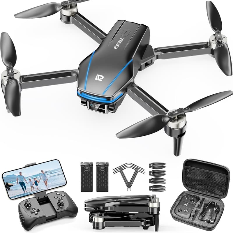 4K Mini Foldable Drone with Camera - Voice Control & Beginner-Friendly