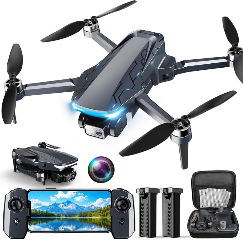 2K HD FPV Mini Drone with Brushless Motor for Beginners