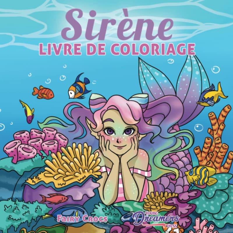 Mermaid Coloring Book for Kids Ages 4-12