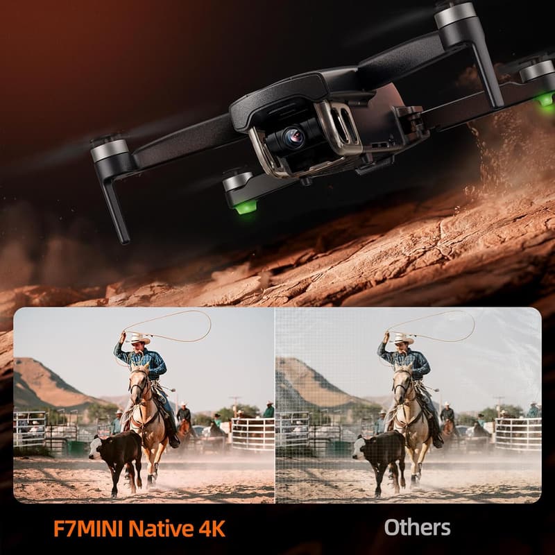 4K UHD GPS Drone for Adult Beginners - 60Min Flight, 249g