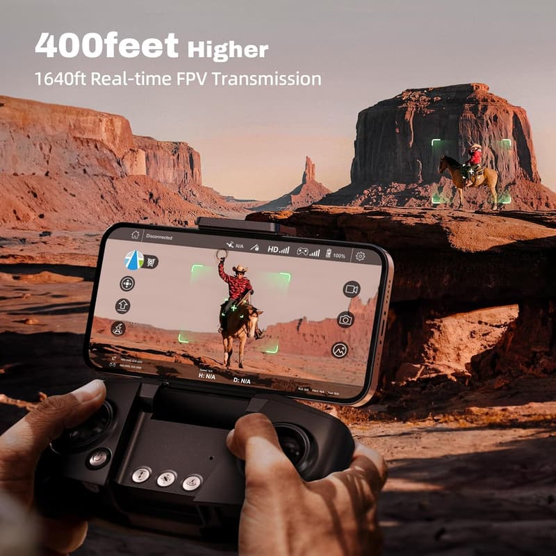 4K UHD GPS Drone for Adult Beginners - 60Min Flight, 249g