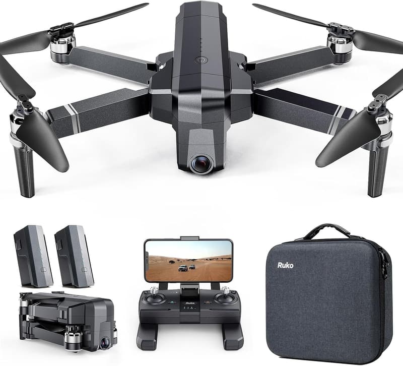 4K UHD Ruko F11PRO Drone with 60 Min Flight Time & GPS