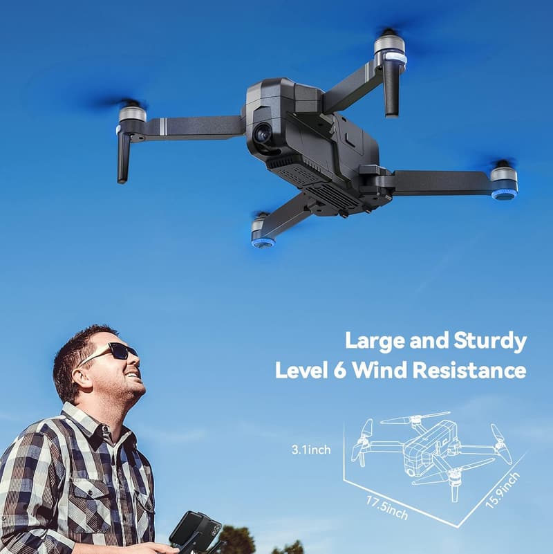 4K UHD Ruko F11PRO Drone with 60 Min Flight Time & GPS